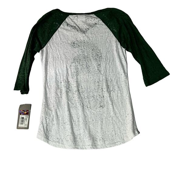 NWT Green and White Michigan State Long Sleeve Shirt - Medium Pristine Condition - Picture 10 of 11